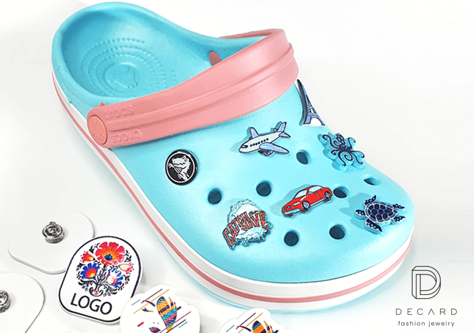 Crocs pins, promotional gadgets