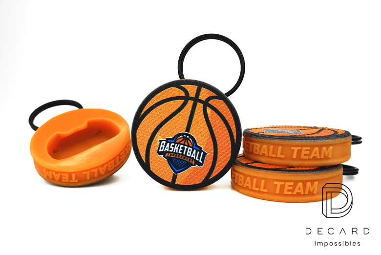 Keychain openers, basketball, DECARD manufacturer