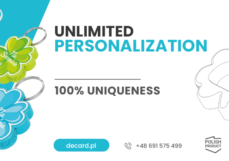 Personalized advertising gadgets, any shape, any color, any graphics, manufacturer DECARD