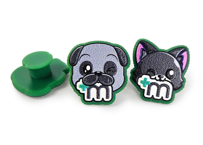 Crocs pins, cats, dogs, Polish manufacturer DECARD