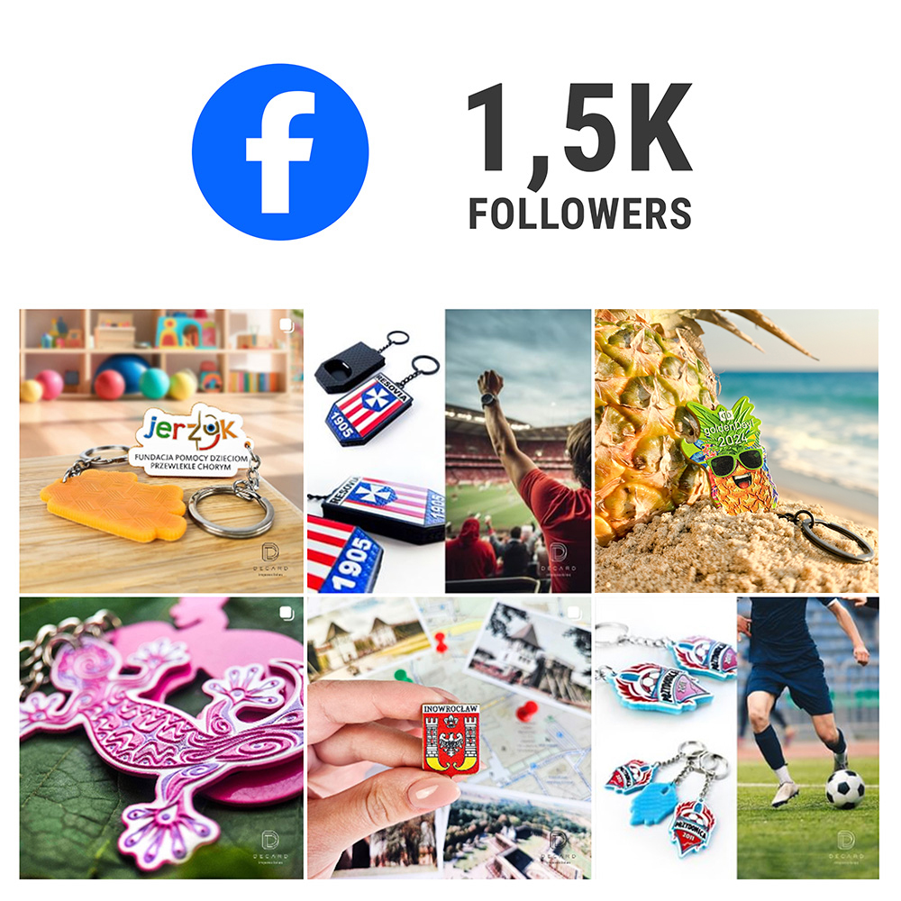 Facebook DECARD, a Polish manufacturer of hard resin and metal promotional items