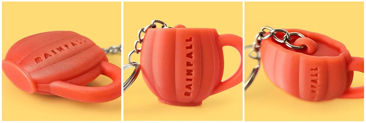 Here’s the translation: 3D keychains, pumpkin shape, Polish manufacturer DECARD