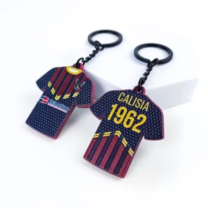 Sports keychains, resin, in the shape of a club jersey, manufacturer DECARD