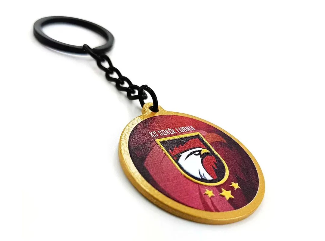 Sports metal keychain, Polish manufacturer DECARD