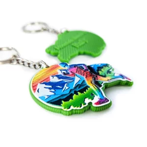 3D keychain, sports runner, manufacturer DECARD