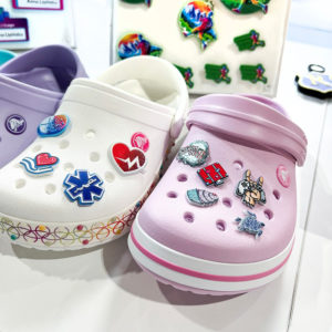 Crocs charms for every industry, vibrant colors, 3D texture, hard resin, Polish manufacturer DECARD