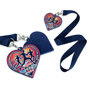 Customized sports medal, hard resin, Polish manufacturer DECARD