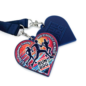 Running sports medals, Polish manufacturer DECARD