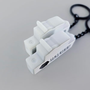 3D spatial keychains made of hard resin, Polish manufacturer DECARD