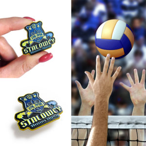 Metal badges, club emblem, Polish manufacturer DECARD