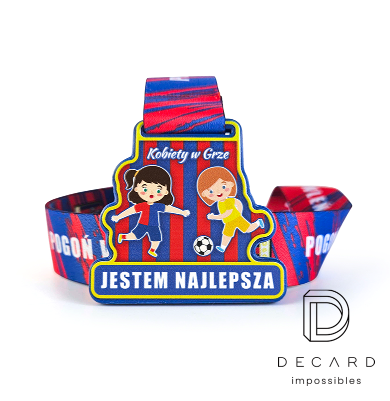 Sports medals for children, football, Polish manufacturer DECARD
