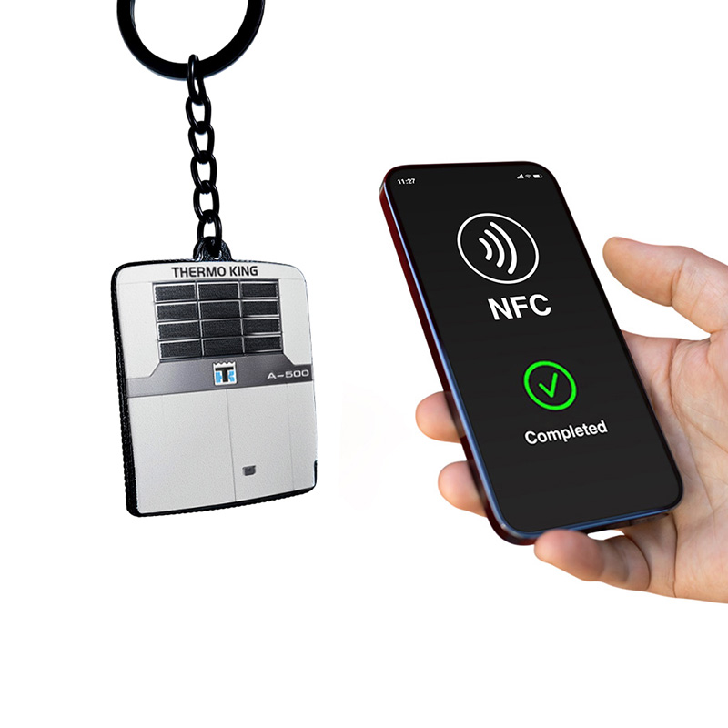 NFC keychains, miniature refrigeration unit, Polish manufacturer DECARD