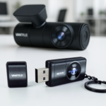 USB flash drive with keychain, car dash camera, hard and lightweight resin, Polish manufacturer DECARD