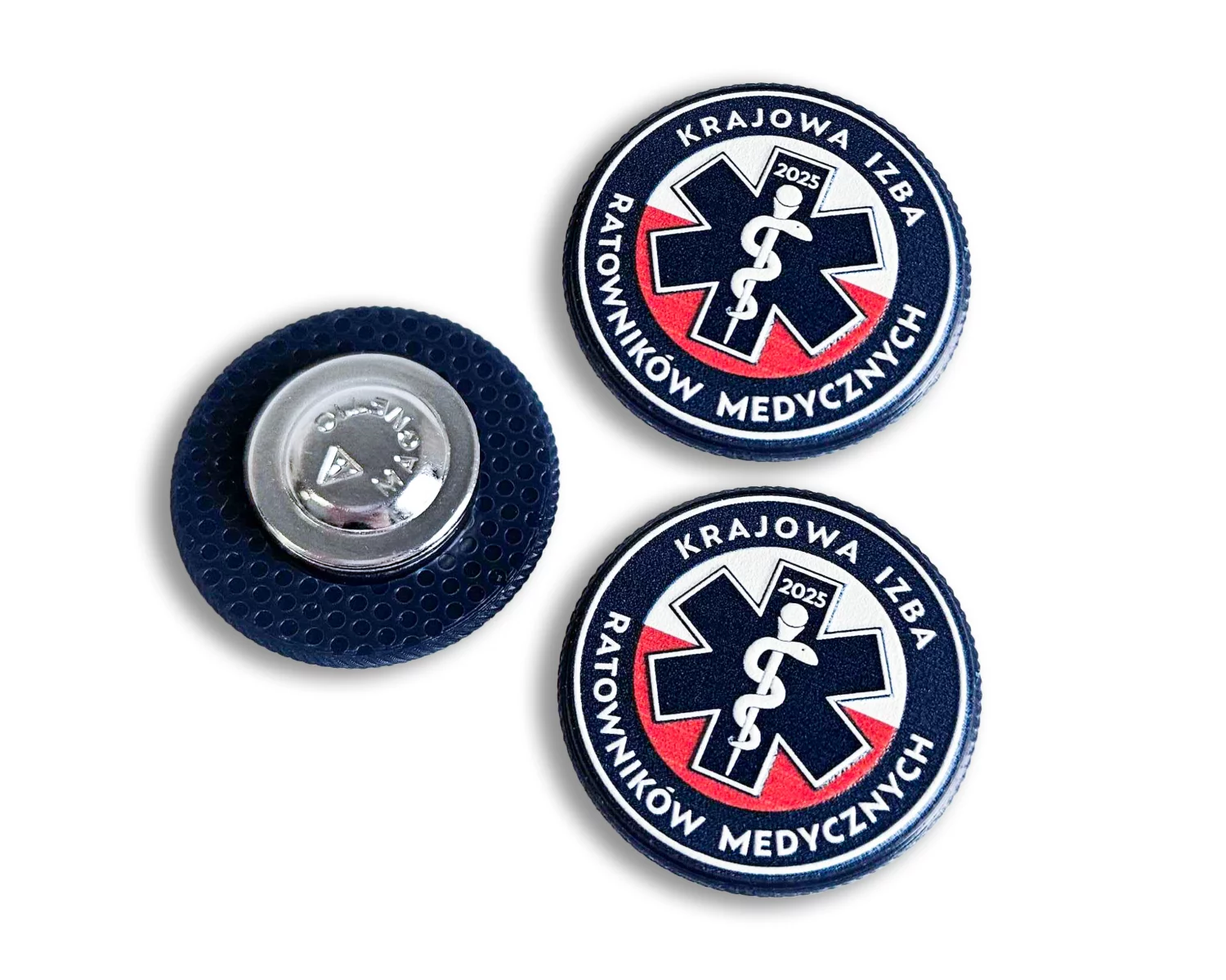 Magnetic Badge Pins – Emergency Medical Services, Polish Manufacturer DECARD