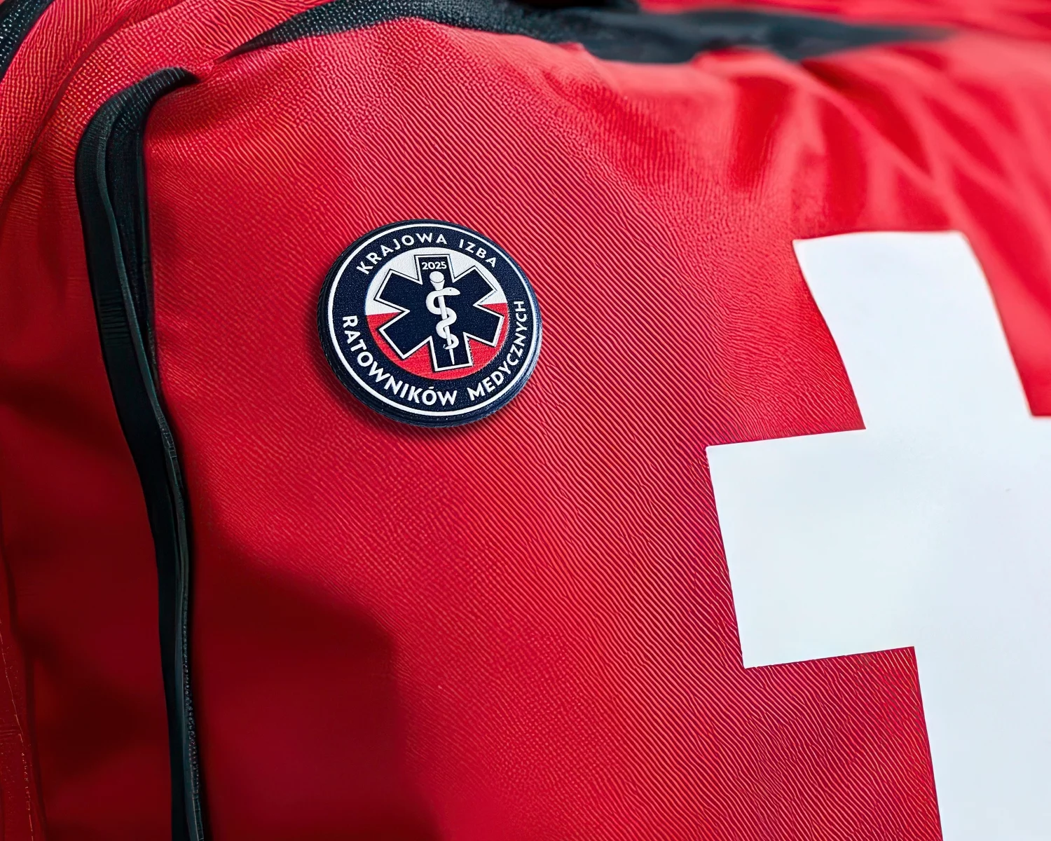 Magnetic Badge Pins – EMS, Attached to Bag, Polish Manufacturer DECARD