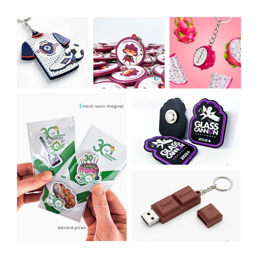 Advertising gadget projects by the Polish manufacturer DECARD