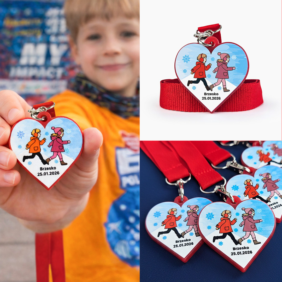 DECARD WOŚP medals for kids, featuring raised colorful design – customer feedback included