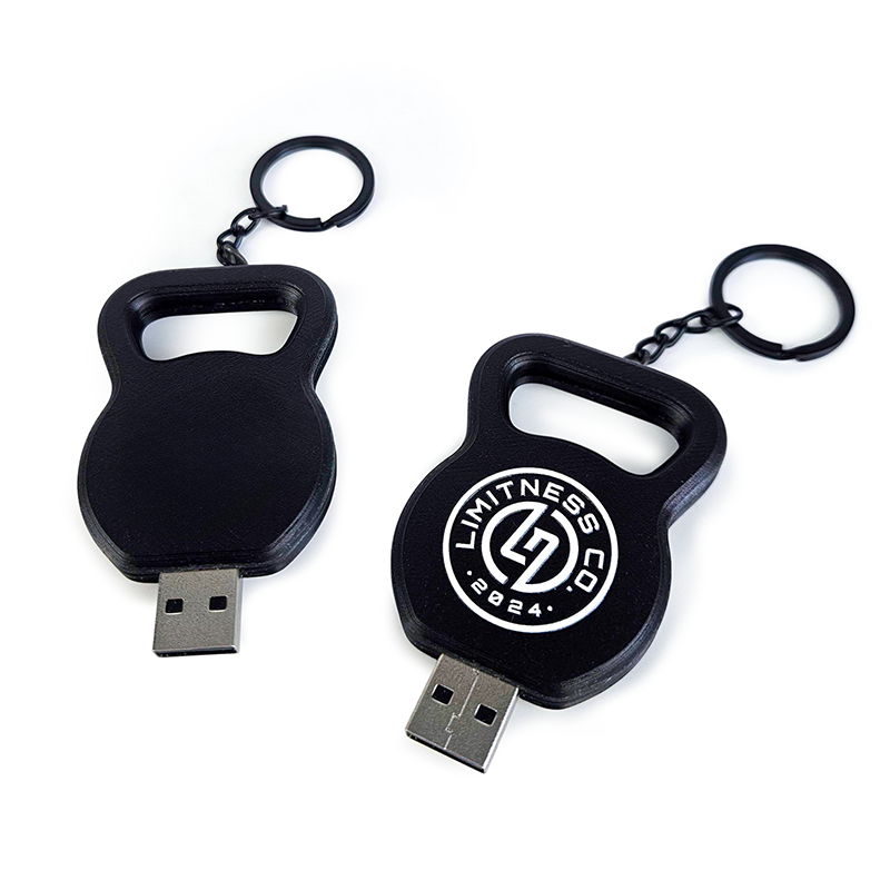 USB kettle-shaped flash drive, without cap, hard resin, made by Polish manufacturer DECARD