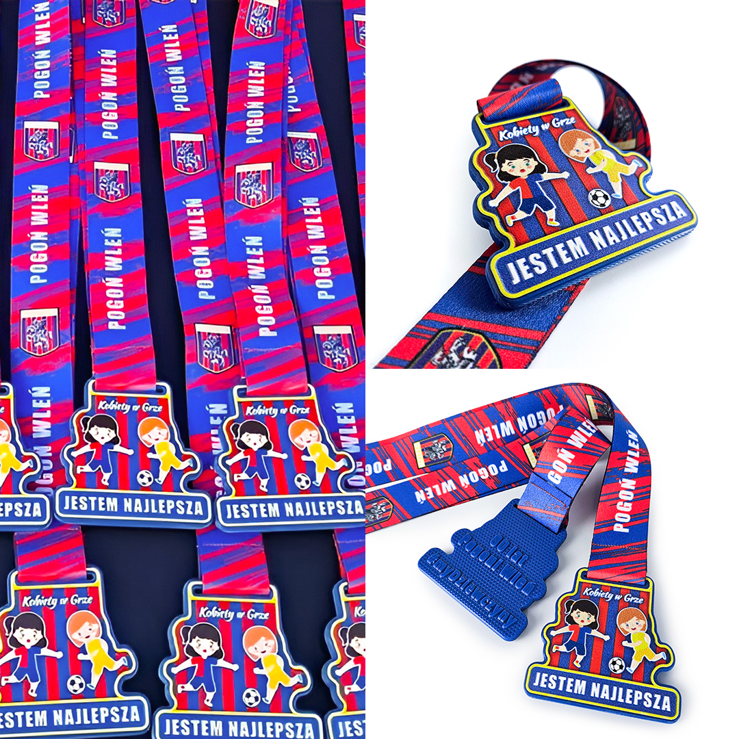 DECARD football medals for girls, crafted from hard resin – customer feedback included