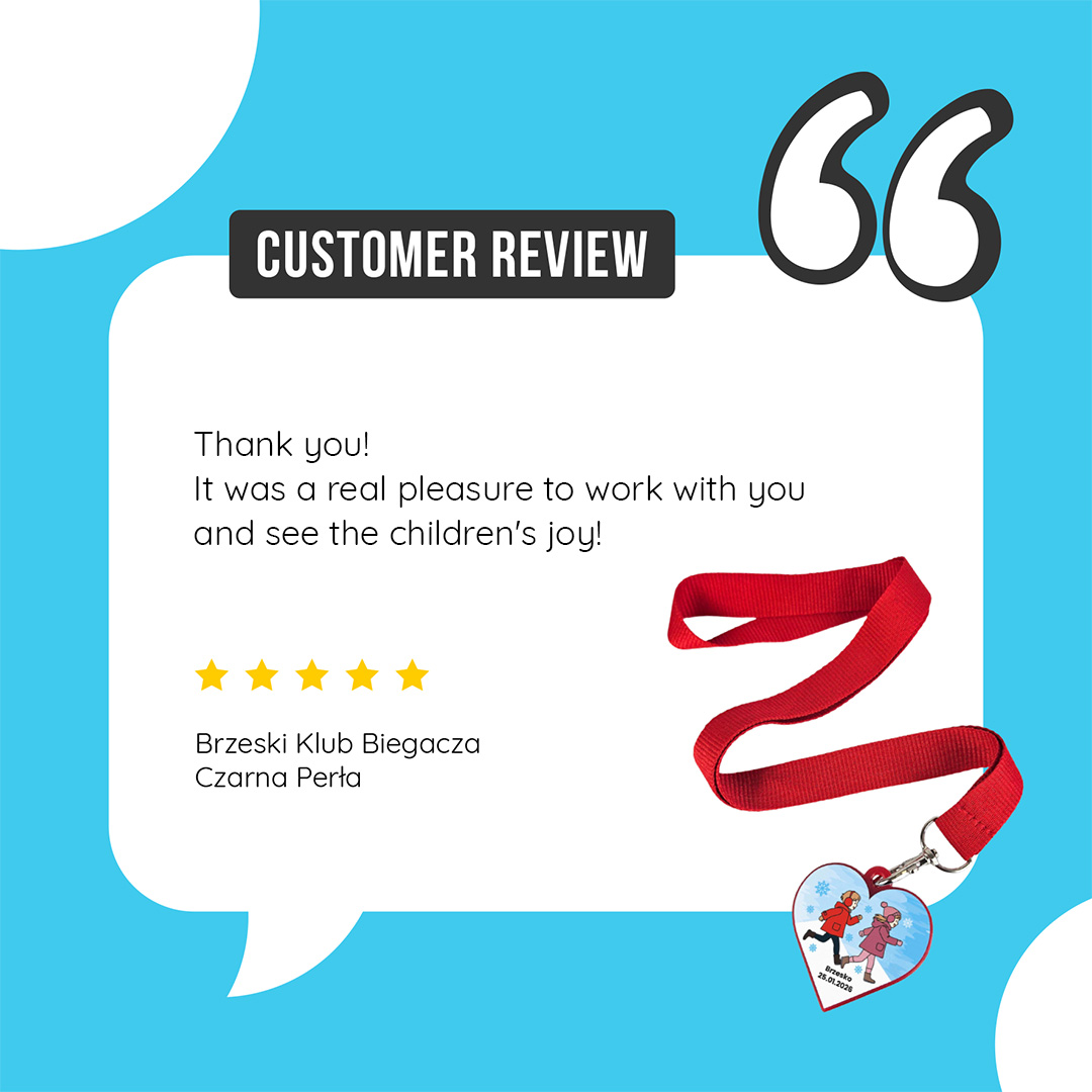 DECARD WOŚP medals for kids, featuring raised colorful design – customer feedback included