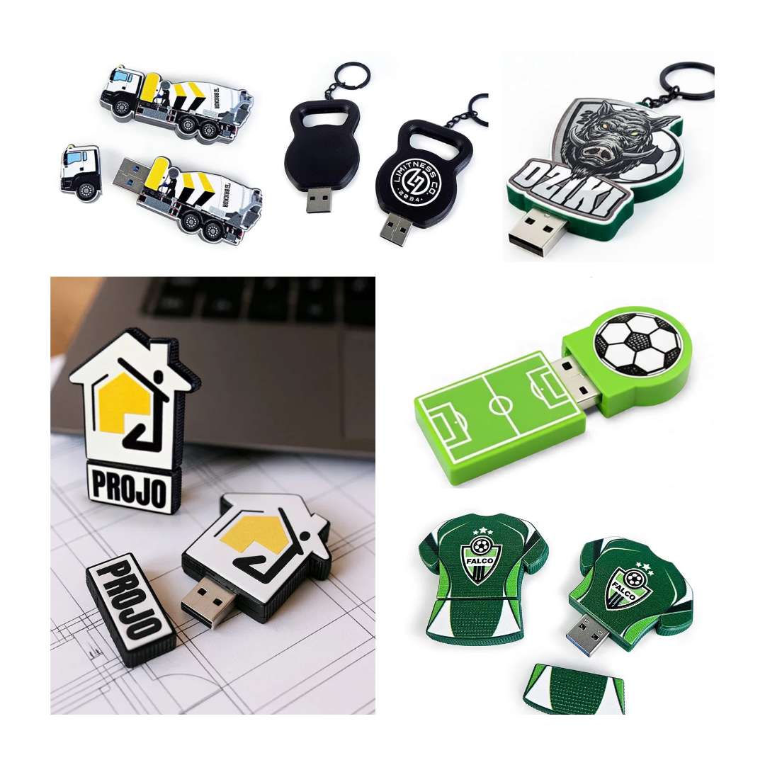 USB flash drives in any shape and color, made by the Polish manufacturer DECARD