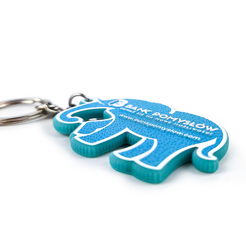 3D Elephant Keychain, Hard and Lightweight Resin, Polish Manufacturer DECARD