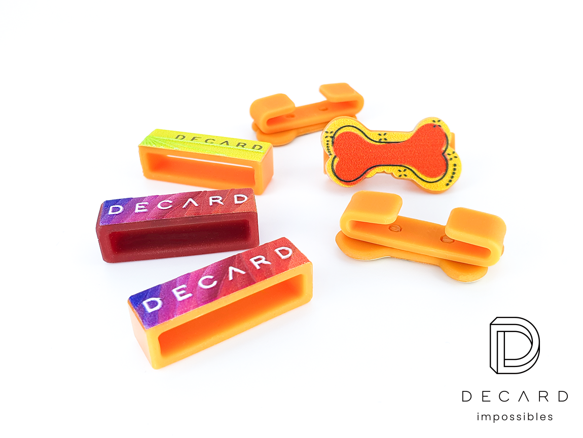 Metki do ubrań, efekt 3D, producent DECARD