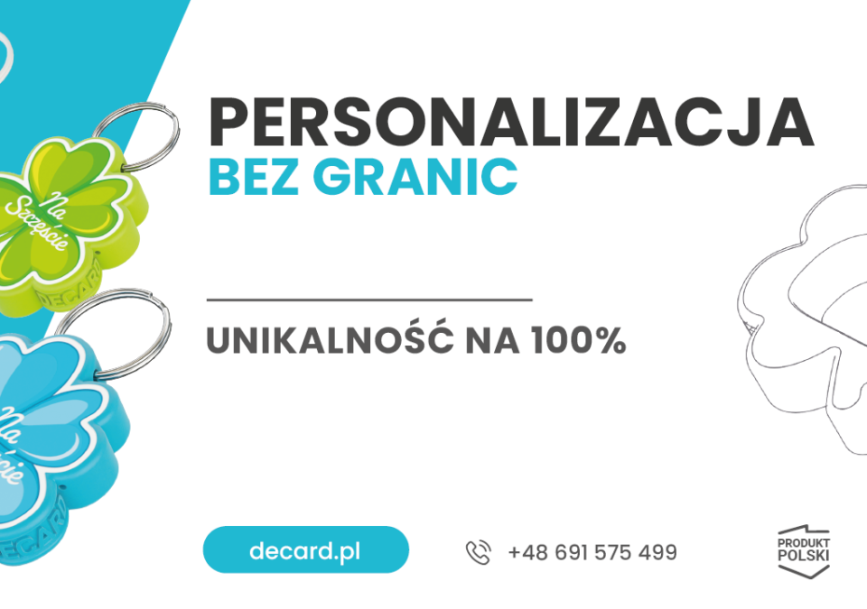 Spersonalizowane gadżety reklamowe, dowolny kształt, kolor, dowolna grafika, producent DECARD