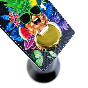 Karta metalowa otwieracz, ananas, polski producent DECARD