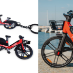 Brelok metalowy rower, detale projektu, polski producent DECARD