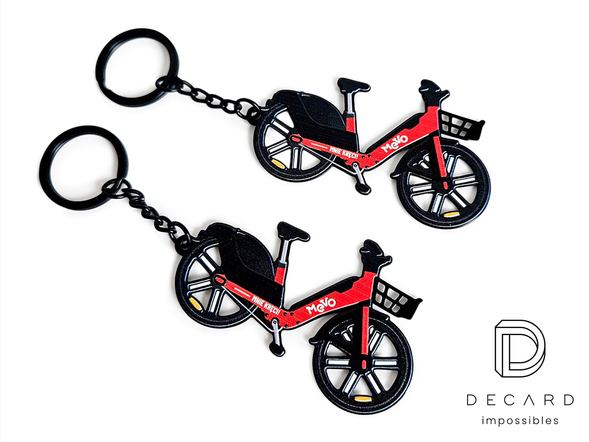 Breloki metalowe, rowery, polski producent DECARD