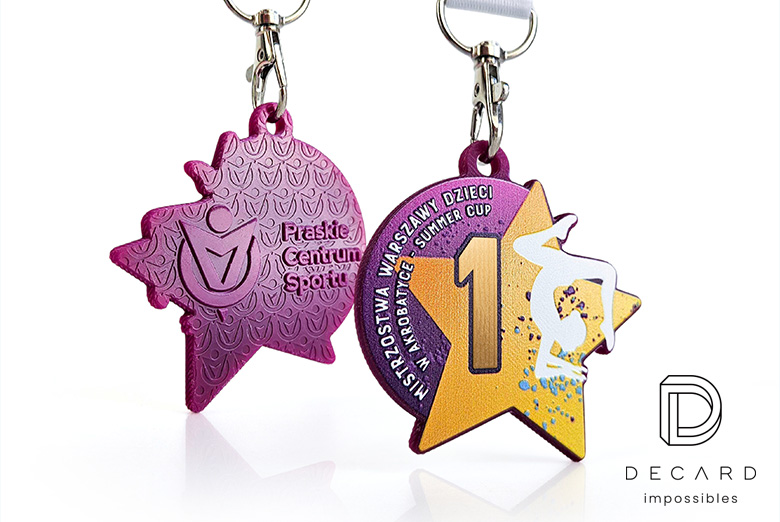 Otwieracz magnes kształt balonu, metalowy, wypukłe detale 3D, polski producent DECARD