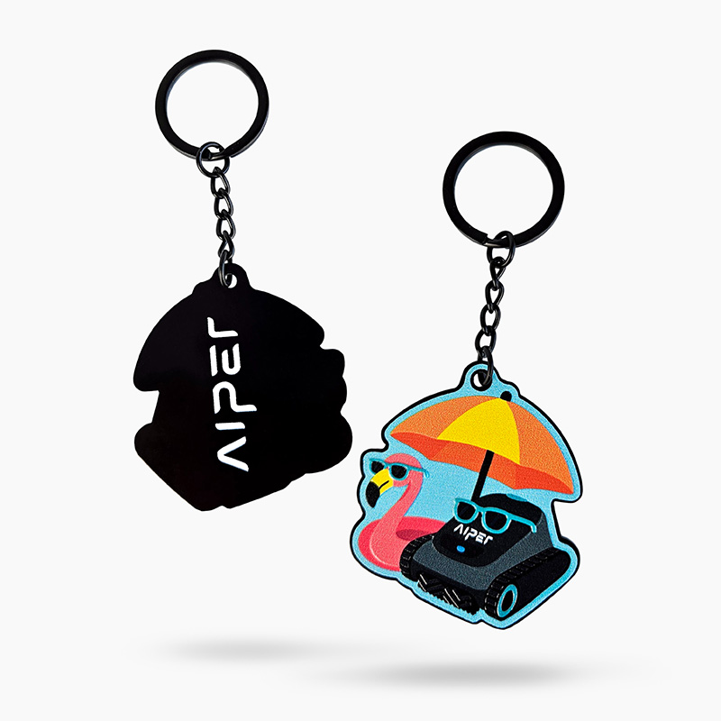 Breloki metalowe z połyskiem dla iRobot, wypukła grafika 3D, polski producent DECARD