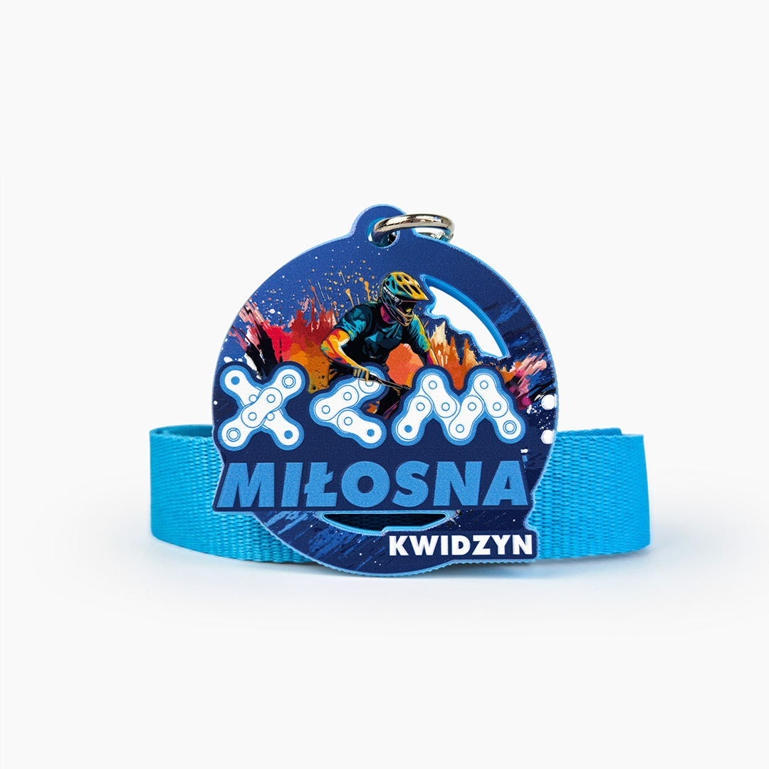 Medale rowerowe dla Miłosna Kwidzyn, twarda żywica, opinia Klienta o wykonawcy medali polskim producencie DECARD