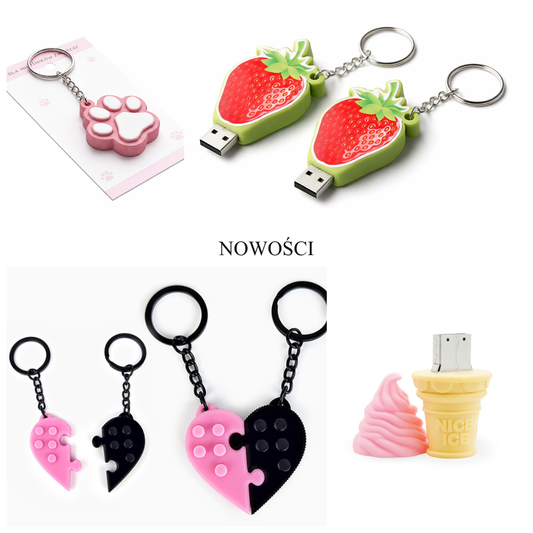 Gadżety 3d polskiej produkcji DECARD, nowości breloki puzzle, breloki pendrive 3D