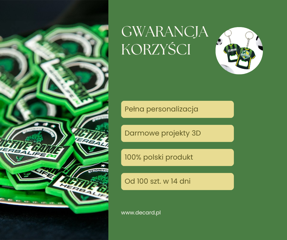 Gwarancja korzyści od polskiego producenta DECARD
