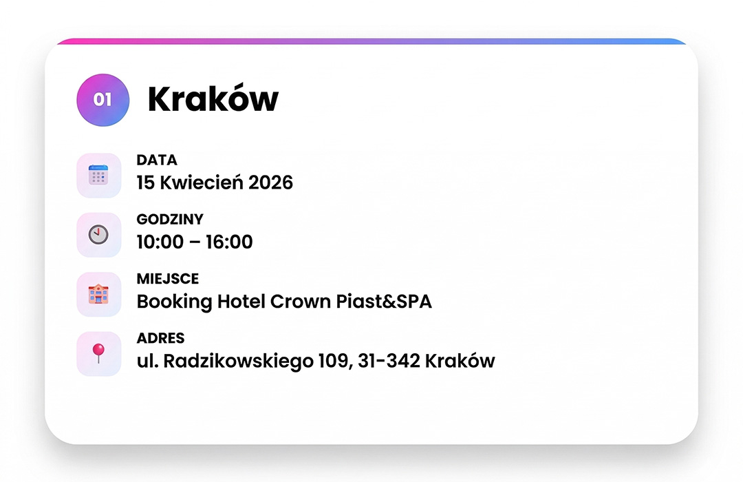 PIAP Connect 2026 Kraków, 15 kwietnia