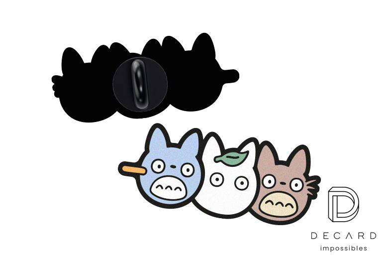 Metalowa przypinka, szaszłyk, wykonanie polski producent DECARD