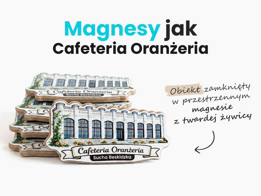 Magnesy Jak Cafeteria Oranżeria – polski producent DECARD